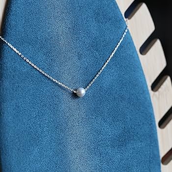 Amazon.com: Single Pearl Necklace Crafted with 6mm